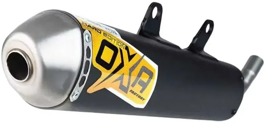 Oxa Hard Enduro D.30mm Sherco 250/300 2025 Nicht Homologierter Schalldämpfer - Black / Silver - Not Homologated