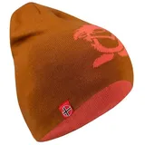 TROLLKIDS Troll Beanie Karamell-Braun/Lachsrosa 48-52 CM