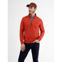 Lerros Sweatjacke »LERROS Sweat-Troyer in Strukturqualität« Lerros LAVA RED