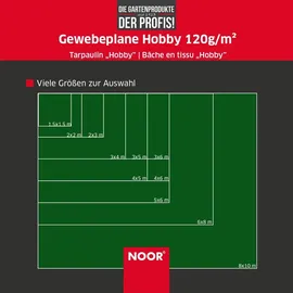 Noor Gewebeplane Hobby Grün 3x5 m