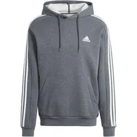 Adidas Herren Kapuzensweat Essentials 3-Streifen, DGREYH, M