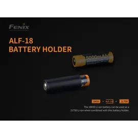 Fenix ALF-18 für 18650 Li-Ionen-Akku - Schwarz