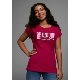 Kidsworld T-Shirt in bordeaux - Gr.: 140/146
