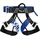 Salewa Klettersteig-Gurt Evo Klettergurt Schwarz/Blau