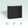 Relaxdays Toilettenpapier Aufbewahrung 36 x 43 x 17 cm 12-tlg. schwarz