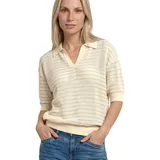 STREET ONE Kurzarmpullover Beige 34