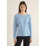 Cecil Langarmshirt Blau XL