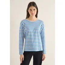 Cecil Langarmshirt Blau XL