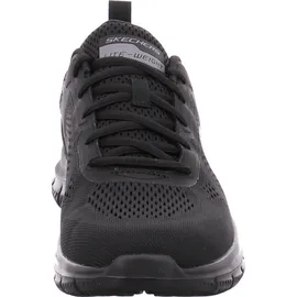 SKECHERS Track BROADER Sneaker, Black Mesh/Pu, 41 EU