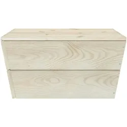 vidaXL Gartentische 2 Stk. 60x60x30 cm Imprägniertes Fichtenholz