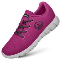 GIESSWEIN Merino Runners Women atmungsaktiv - Damen Sneaker für gesunden Gang - Bequeme leichte Arbeitsschuhe für Pflegeberufe & Krankenschwester - 41 EU