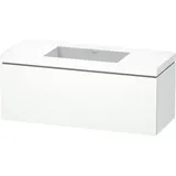 Duravit Waschtischunterschrank c-bonded L-Cube 120x48cm, o HL, we. matt, 1 Ausz., wandhängend