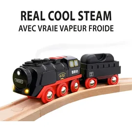 BRIO Batterie-Dampflok Weihnachts-Set