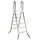 myPOOL Edelstahl Hochbeckenleiter silber 1,50 m