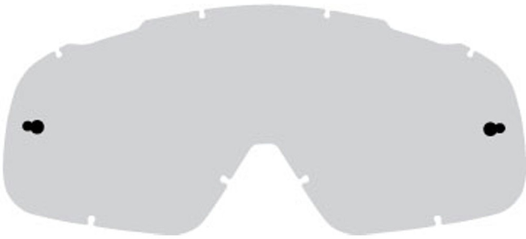 FOX Airspace Dual Lexan Vervangende lens, wit, Eén maat