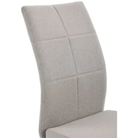 HELA Tische Schwingstuhl Turin Webstoff Schlamm 4er Set