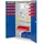 Kappes Magazinschrank Stahl 1.950 x 1.000 x 410 mm lichtgrau/enzianblau 3 Fachböden