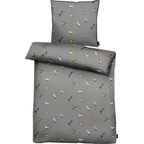 APELT Bettwäsche Kolibri grau