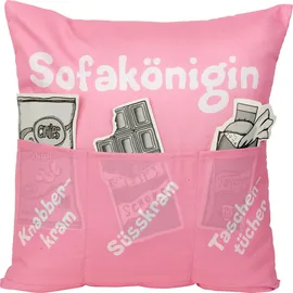 Hti-Living Sofahelden Kissen 40 x 40 cm Pink