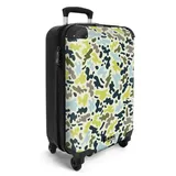 NoBoringSuitcases.com© Hartschalen-Trolley Camouflage - Grün - Blau - Jungen - Kinder 55x35x20cm, 4 Rollen, Kinder Koffer Klein, Trolley Handgepäck bunt 35 cm x 55 cm x 20 cm