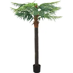 Künstliche Palme Phönix mit Topf 215 cm Grün