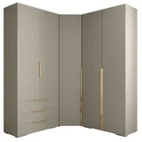 ABIKS MÖBEL Kompaktgarderobe INOVA 1 SATZ 1 Möbelset, Garderobe mit Kleiderstange und Regalen