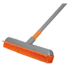 Gravidus Besen Gummibesen mit Teleskopstiel Orange