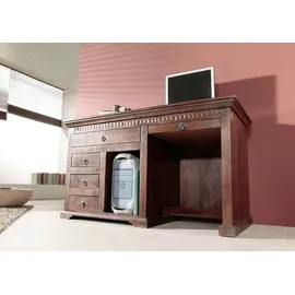 MASSIVMOEBEL24.DE Schreibtisch Akazie 140x64x80 nougat lackiert OXFORD #511