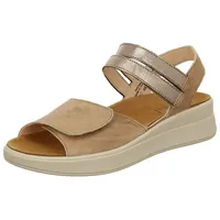 THINK! Think Sandaletten taupe Meggie linen/kombi 1187-4000 - MEG