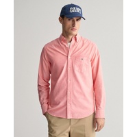 GANT Businesshemd »Regular Fit Oxford Hemd strukturiert langlebig dicker«, Gr. 4XL N-Gr, sunset pink, , 79653964-4XL N-Gr