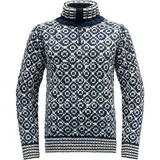 Devold Svalbard Wool Zip Neck Nacht / Offwhite L
