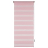 Hti-Living Marisol Doppelrollo uni 100 x 150 cm pink