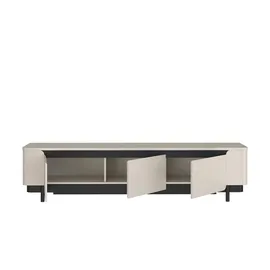 Forte TV-Lowboard Softclose ¦ beige ¦ Maße cm B: 204,9 H: 49,1 T: 44.8