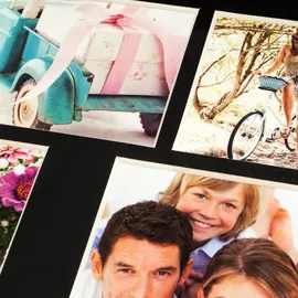 ZEP Photo Tray black 43x35 Holz Fototablett 9 Bilder W002