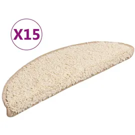vidaXL Stufenmatte 56 x 17 cm Creme