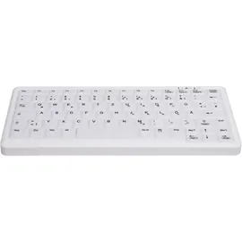 Active Key AK-C4110F Medical Key USB Hygiene-Tastatur Deutsch, QWERTZ Weiß Silikonmembran, Geeignet