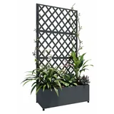 Westmann Dekora 7 Pflanzkasten mit Rankgitter 90 x 43 x 184 cm Anthrazit