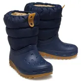 Crocs Classic Neo Puff Boot K in Blau, 32 / 33