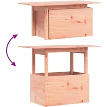 vidaXL Gartentisch 100 x 50 x 75 cm Braun