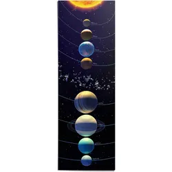 Poster REINDERS "Planeten des Universums", schwarz (farbe bild(er): schwarz), B:53cm H:158cm, Papier, Bilder