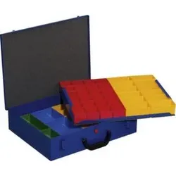 Allit Sortimentskoffer, HxBxT 105x440x370mm, 59 Kästen, Koffer Stahl/Kästen Polystyrol