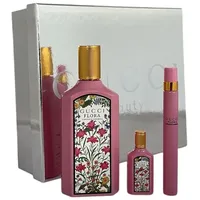 GUCCI Duft-Set Gucci Flora Gorgeous Gardenia Eau de Parfum 100ml + 5ml & 10ml, 1-tlg.