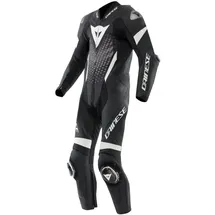 Dainese Laguna Seca 6 Lederkombi schwarz-weiss, Größe 54