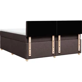 vidaXL Boxspringbett 180 x 200 cm Braun