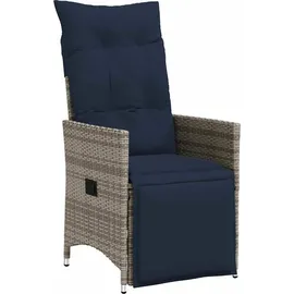 vidaXL Garten Essgruppe 5-tlg. Grau