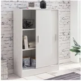 FineBuy Sideboard 60 x 107,5 x 28,5 cm Weiß