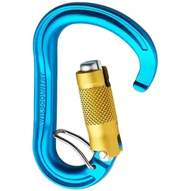 Wild Country Xenon HMS Trilock Belay Karabinerhaken Blau/Gelb