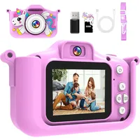 32GB Kinderkamera Kinder Mädchen Kamera 1080P HD Bildschirm Digitale Video Foto