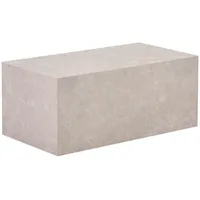 Home Deluxe Couchtisch Beige, Größe: 95 x 50 cm,