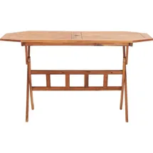 vidaXL Gartentisch Klappbar 135 x 85 x 75 cm Braun